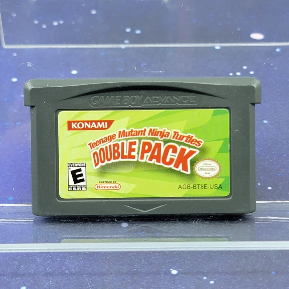 Konami TMNT Double Pack Game Boy Advance GBA AGB-BT8E-USA Authentic Cartridge